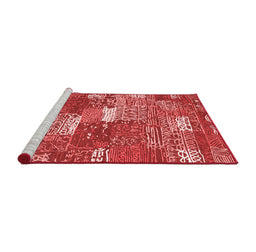 Transitional Red Washable Rugs