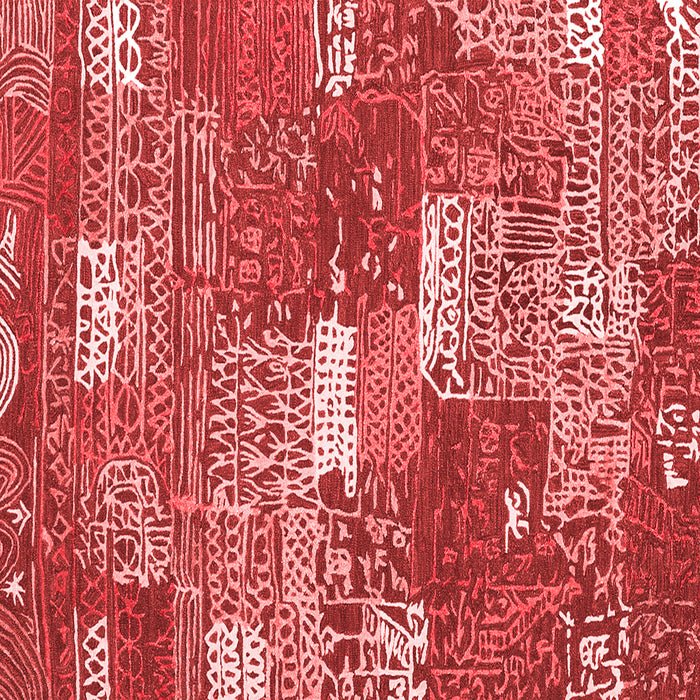 Patchwork Red Transitional Rug, con2289red