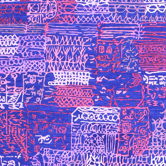 Patchwork Purple Transitional Rug, con2289pur