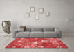 Transitional Red Washable Rugs