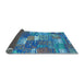 Sideview of Patchwork Light Blue Transitional Rug, con2289lblu