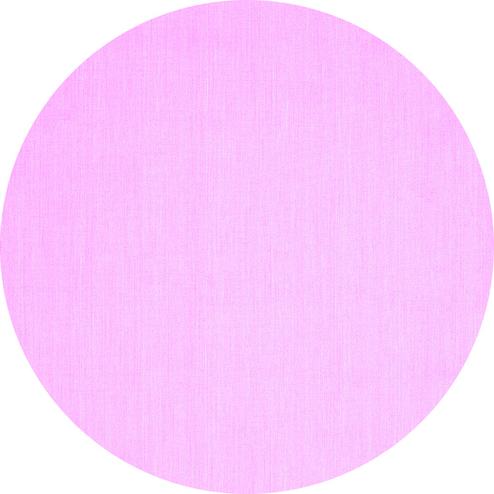 Round Machine Washable Abstract Purple Contemporary Area Rugs, wshcon228pur