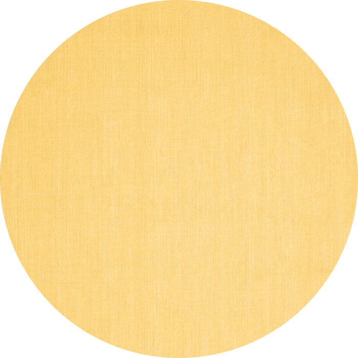 Round Abstract Brown Contemporary Rug, con228brn