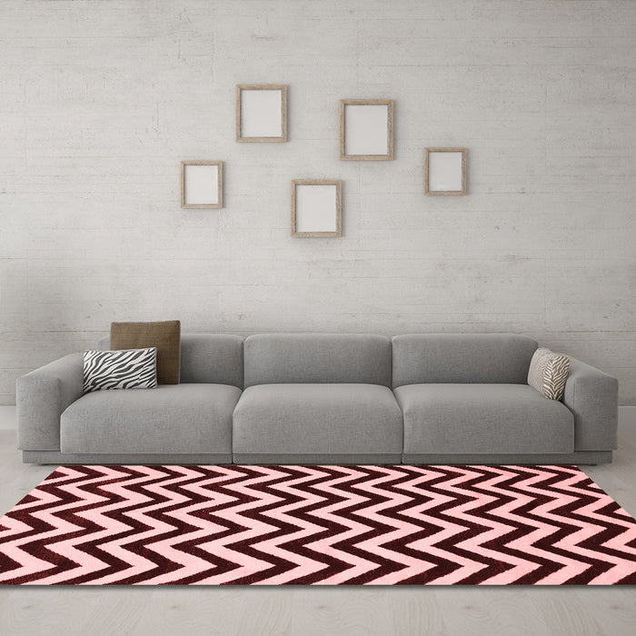 Contemporary Red Washable Rugs