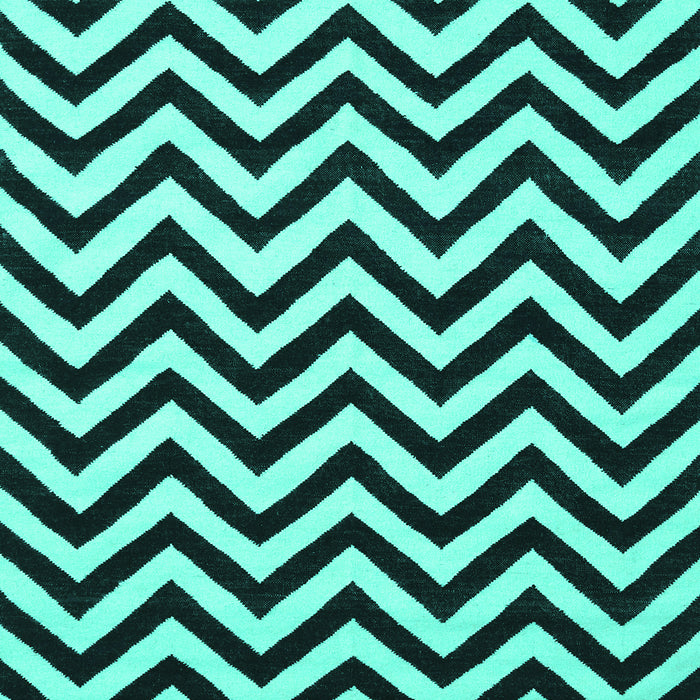 Machine Washable Abstract Turquoise Contemporary Area Rugs, wshcon2290turq