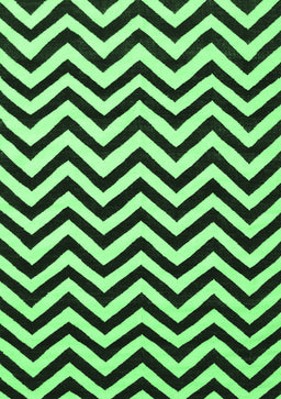 Abstract Emerald Green Contemporary Rug, con2290emgrn