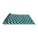 Sideview of Abstract Light Blue Contemporary Rug, con2290lblu