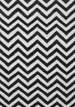 Abstract Gray Contemporary Rug, con2290gry