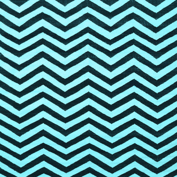 Square Machine Washable Abstract Light Blue Contemporary Rug, wshcon2290lblu