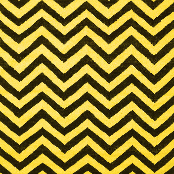 Abstract Yellow Contemporary Rug, con2290yw