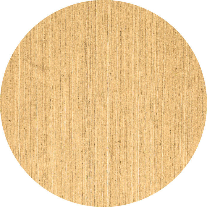 Round Abstract Brown Contemporary Rug, con2291brn