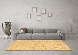 Machine Washable Abstract Brown Contemporary Rug in a Living Room,, wshcon2291brn