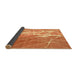 Thickness of Contemporary Orange Modern Rug, con2292