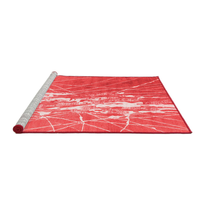 Contemporary Red Washable Rugs
