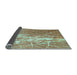 Sideview of Abstract Light Blue Contemporary Rug, con2292lblu