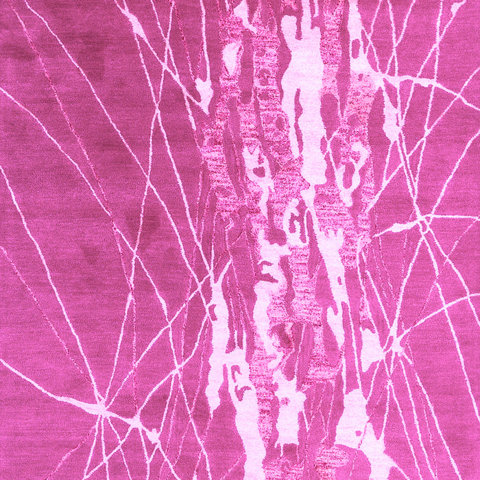 Abstract Purple Contemporary Rug, con2292pur