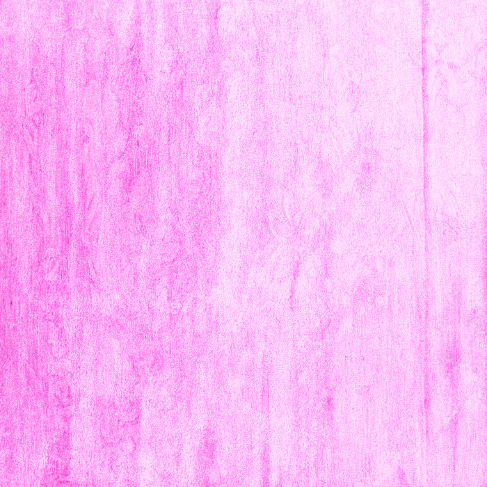 Square Machine Washable Abstract Pink Contemporary Rug, wshcon2293pnk