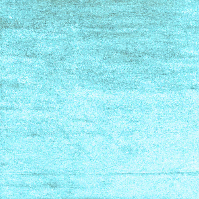 Square Abstract Light Blue Contemporary Rug, con2293lblu