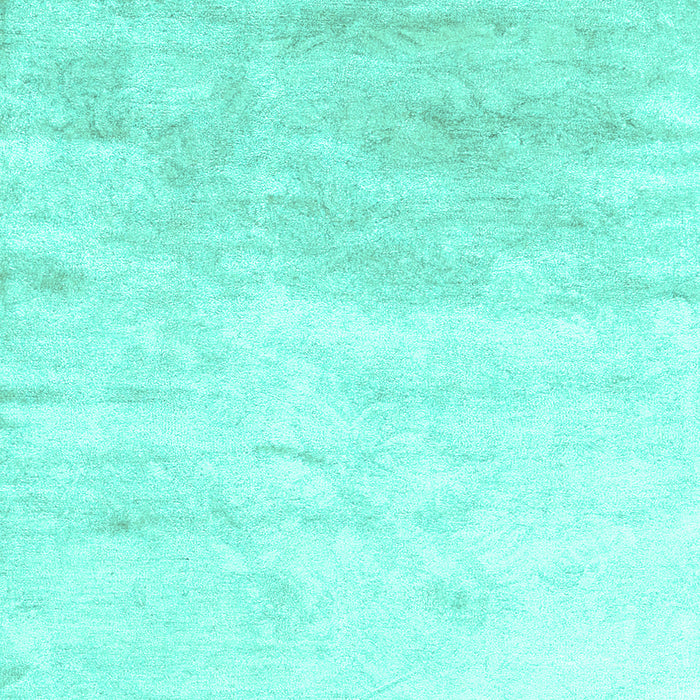 Machine Washable Abstract Turquoise Contemporary Area Rugs, wshcon2293turq