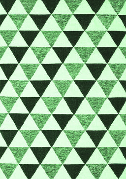 Abstract Emerald Green Contemporary Rug, con2294emgrn