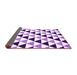 Sideview of Abstract Purple Contemporary Rug, con2294pur