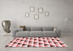 Contemporary Red Washable Rugs