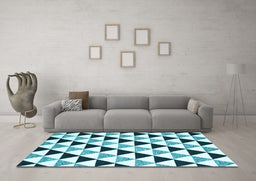 Machine Washable Abstract Light Blue Contemporary Rug in a Living Room, wshcon2294lblu