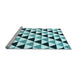 Sideview of Machine Washable Abstract Light Blue Contemporary Rug, wshcon2294lblu