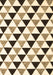 Abstract Brown Contemporary Rug, con2294brn