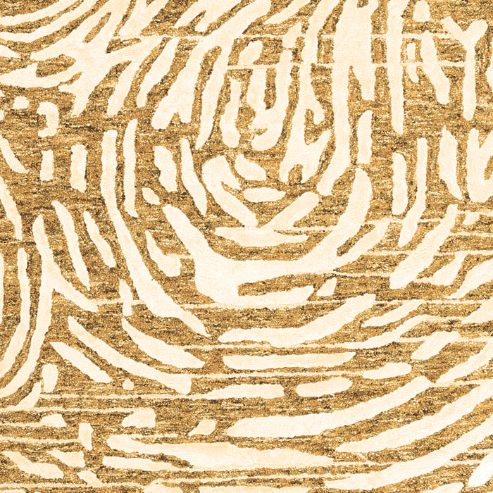 Abstract Brown Contemporary Rug, con2295brn