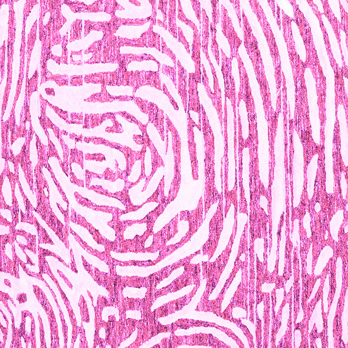 Square Abstract Pink Contemporary Rug, con2295pnk