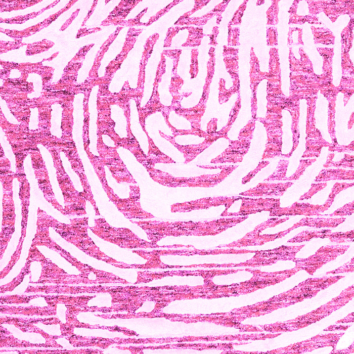 Machine Washable Abstract Pink Contemporary Rug, wshcon2295pnk