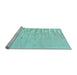 Sideview of Machine Washable Abstract Light Blue Contemporary Rug, wshcon2296lblu