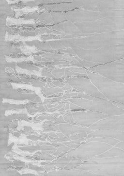 Abstract Gray Contemporary Rug, con2296gry