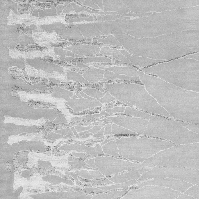 Abstract Gray Contemporary Rug, con2296gry