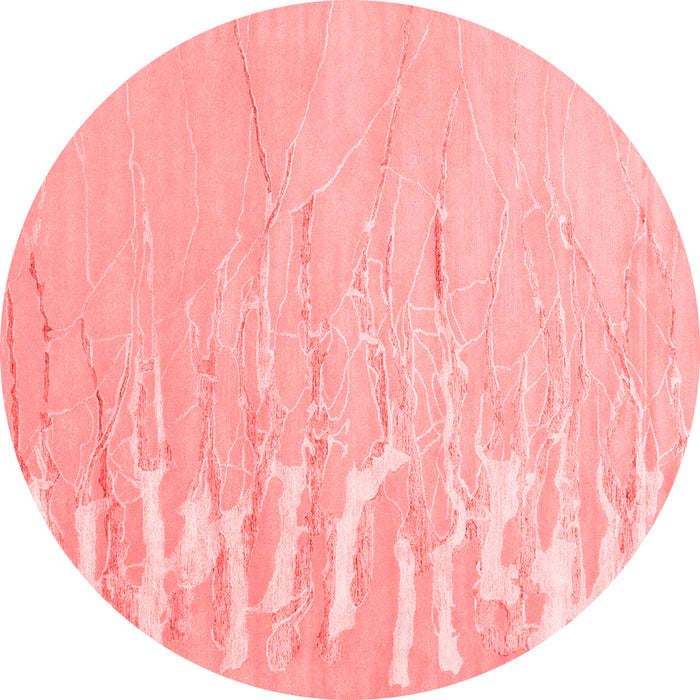 Machine Washable Abstract Red Contemporary Rug, wshcon2296red