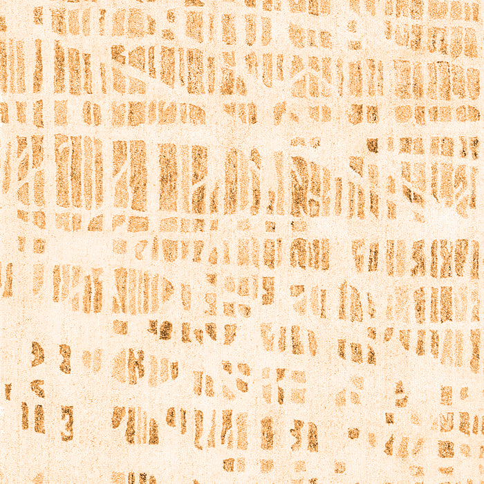 Serging Thickness of Machine Washable Solid Orange Modern Area Rugs, wshcon2297org