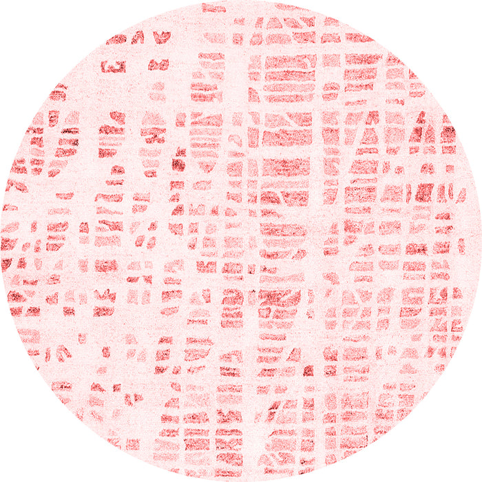 Machine Washable Solid Red Modern Rug, wshcon2297red