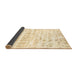 Sideview of Solid Brown Modern Rug, con2297brn