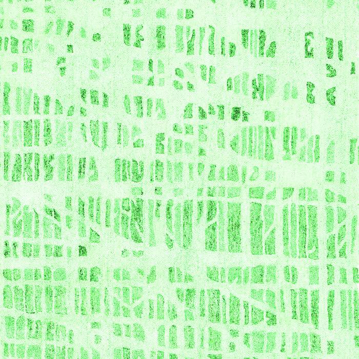 Solid Green Modern Rug, con2297grn