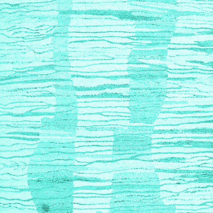 Machine Washable Solid Turquoise Modern Area Rugs, wshcon2298turq