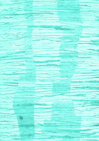 Solid Turquoise Modern Rug, con2298turq