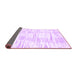 Sideview of Solid Purple Modern Rug, con2298pur