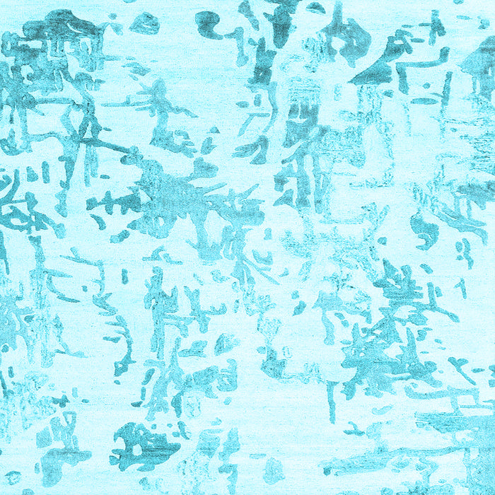 Square Solid Light Blue Modern Rug, con2299lblu