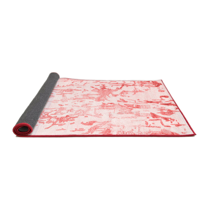 Solid Red Modern Area Rugs