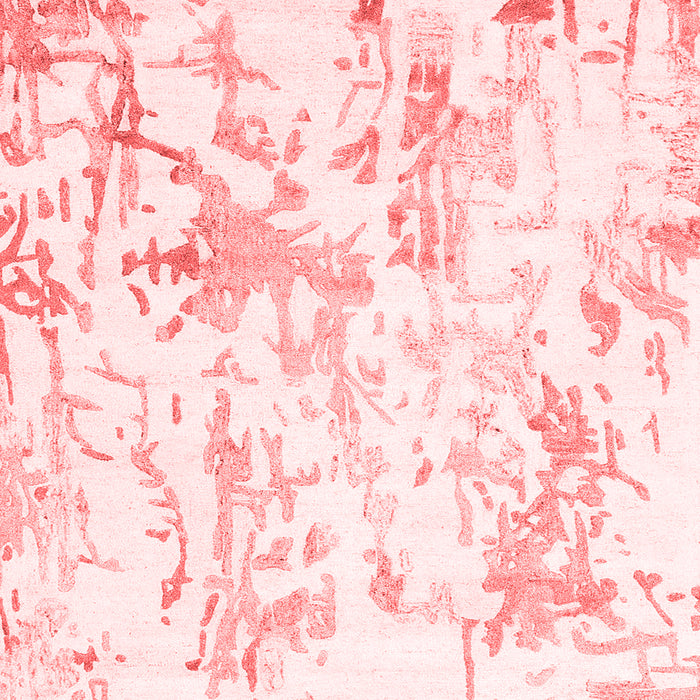 Machine Washable Solid Red Modern Rug, wshcon2299red