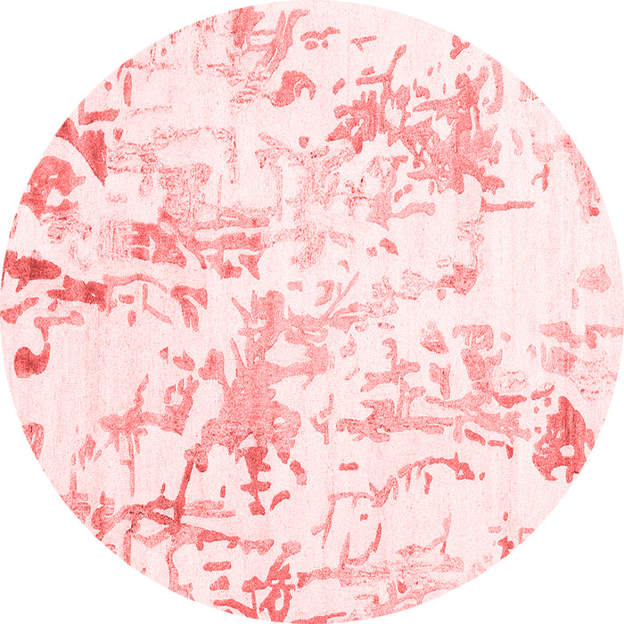 Machine Washable Solid Red Modern Rug, wshcon2299red