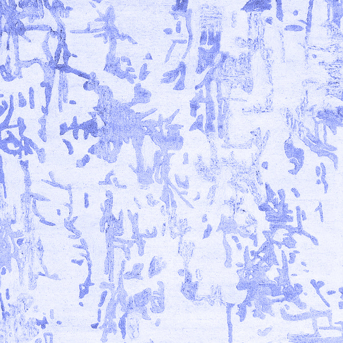 Machine Washable Solid Blue Modern Rug, wshcon2299blu