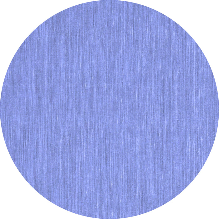 Round Machine Washable Abstract Blue Contemporary Rug, wshcon229blu