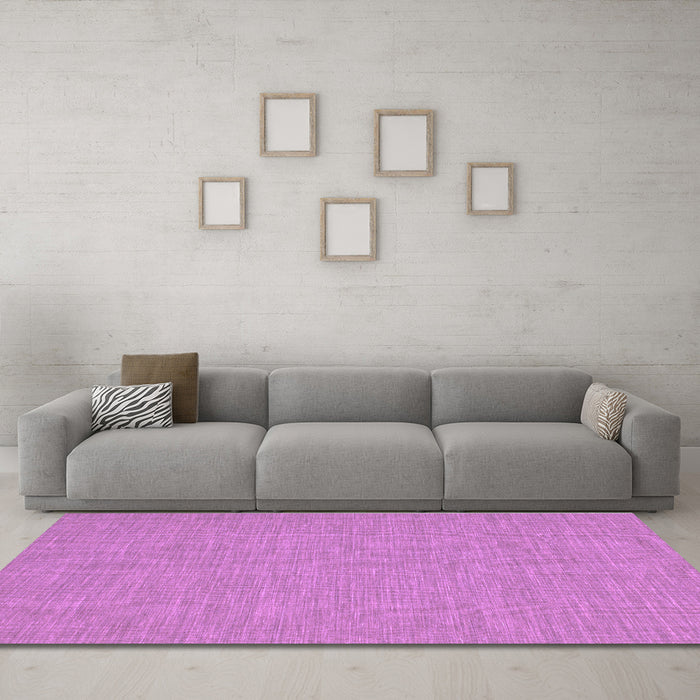 Machine Washable Abstract Purple Contemporary Area Rugs in a Living Room, wshcon229pur